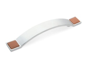 Ручка меблева DC DV 21/96 G6 хром матовий (алюміній)/Wood (OL) Ручка меблева DC DV 21/96 G6 хром матовий (алюміній)/Wood (OL)