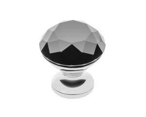 Ручка Crystal Palace CRPB 0 30 Chrome + Black crystal GZ-CRPB30-A1 Ручка Crystal Palace CRPB 0 30 Chrome + Black crystal GZ-CRPB30-A1