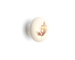 Ручка меблева DC DG 20 70/MLK7 бежева квітка (SL) Ручка меблева DC DG 20 70/MLK7 бежева квітка (SL)